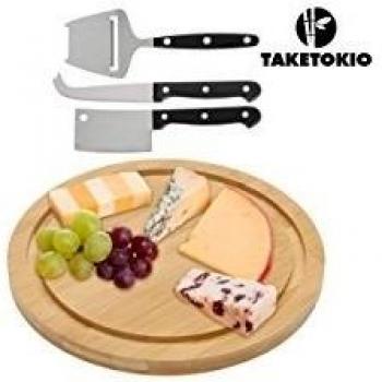 Set de Bambú para Cortar Queso TakeTokio