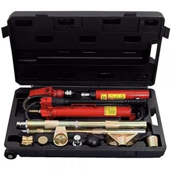 Juego de Herramientas Hidráulicas para Enderezado de Automóviles 10t, 17 Pzs