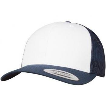 Gorra Trucker Flexfit Unisex Retro Color One Size Azul Oscuro/Gris