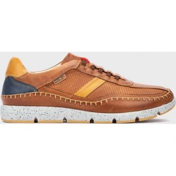 Zapatillas de piel de hombre Pikolinos Memory Foam - Marrón