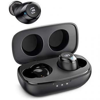 UGREEN HiTune Auriculares Inalambricos Bluetooth 5.0, Mini TWS Auriculares con aptX HiFi Sonido, CVC 8.0 Cancelación de Ruido, MEMS Micrófono, 27H de Reprodución,USB C Carga Rápido,Control Táctil,IPX5