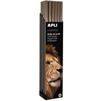 Rollo Papel Kraft Marrón 1 m x 50 m Apli 14461