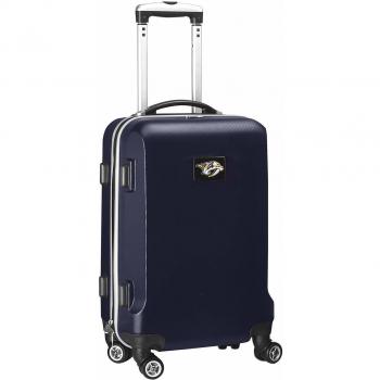 Denco NHL Nashville Predators Carry-On Hard case Spinner Luggage, 20 x 13.5 x 9, Navy