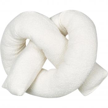 Cojín Decorativo Moderno Gladiolus 172 x 14 cm Tela Afelpada Blanco Crema Múltiples Formas