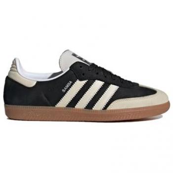 Adidas Samba OG Women’s Sneakers - Core Black / Wonder White / Silver Metallic - Size 6.5