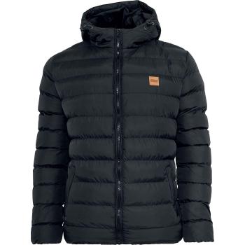 Urban Classics Men's Basic Bubble Jacket - Black/White - 3XL