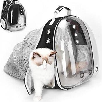 YUDOXN Mochila para Mascota.Mochila Gato y perros Extensible.Bolso Cápsula Espacial Mochila para Gatos Perros, Mochila portátil para Transportar para Gatos y Perro.