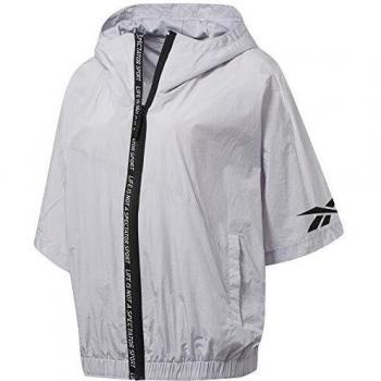 Reebok TS SS Full Zip Sudadera, Mujer, stegry, L