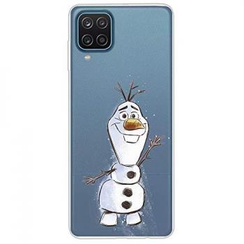 Funda Transparente Oficial de Disney Olaf para Samsung Galaxy A12 - Frozen