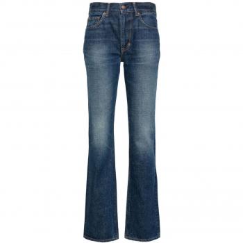 Tom Ford Women's Straight Leg Denim Jeans in Blue, Size 26, PAD114DEX222HB772