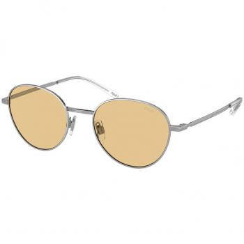 Polo Ralph Lauren PH3144 9001/8 Anteojos de Sol para Hombre Plateadas, Lentes de Sol Para Hombre Silver, Gafas de Sol para Hombre Plateadas