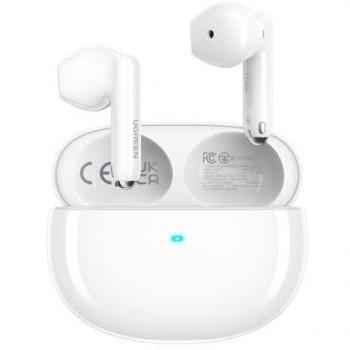 Auriculares Inalámbricos UGREEN HiTune H5 con Cancelación de Ruido (ANC), Bluetooth 5.3, 26 Horas de Reproducción, Carga Rápida - Blancos