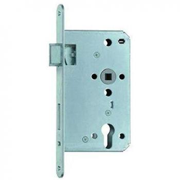Cerradura de Puerta de Acero Ignífuga 1007PL 24/65/72mm DIN Izquierda Galvanizada BEVER