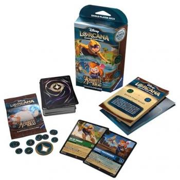 Ravensburger Disney Lorcana Azurite Sea Starter Deck - Emerald & Sapphire Edition
