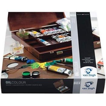 Royal Talens Van Gogh Caja De Madera Lujo Pintura Al óleo Set
