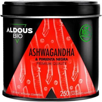 Aldous Ashwagandha Orgánica con Pimienta Negra 2160 mg