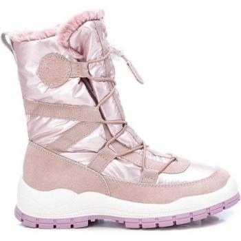 Botas de niña Xti en nude con cordones