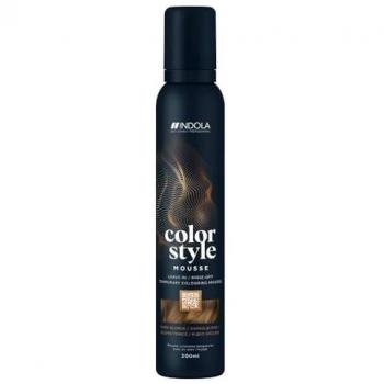 Indola Dark Blonde Color Style Mousse 200ml - Vegan Semi-Permanent Hair Color