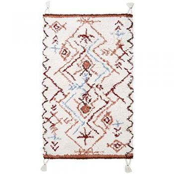 Alfombra infantil de algodón lavable en lavadora Karmen multicolor 100x160 cm