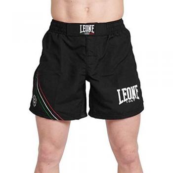 Pantalones Cortos de MMA Leone1947 Flag Negros para Hombre