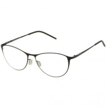 Italia Independent II 5203 Women’s Black Eyeglasses Frame Size 46 - Blue Light Block Available
