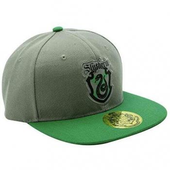 Gorra Snapback Slytherin Harry Potter Gris y Verde