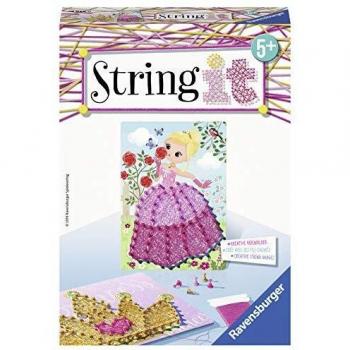 Mini String Arte Hilo Princesa Rosa - Manualidades Creativas para Niños a Partir de 5 Años