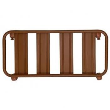 Carro para macetas de tubo redondo rectangular con ruedas y freno (80 x 35 cm, acero)