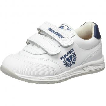 Pablosky 265502, Zapatillas de Deporte Unisex niños, Blanco, 30 EU