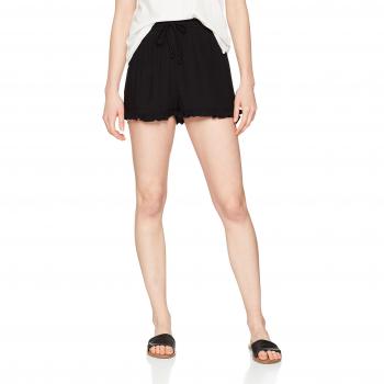 Vero Moda Vmboca NW Shorts Noos, Pantalones Cortos para Mujer, Negro