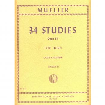 MULLER B. - Estudios Op.64 Vol.2: 34 Estudios para Trompa