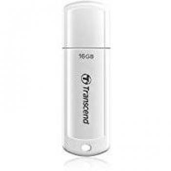 Transcend JetFlash 730 - Memoria USB de 16 GB, color blanco