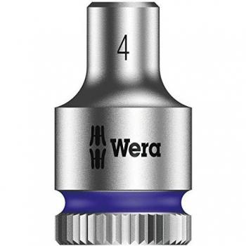 Wera 05003501001 4 mm 8790 HMA Zyklop Socket with Hexagon Drive - Silver