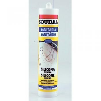 Soudal - Silicona san neutra bl 12/300ml