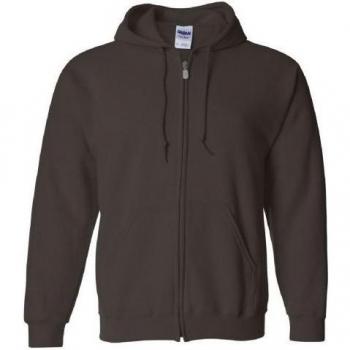 Unisex Adult Gildan Heavy Blend Full Zip Hooded Sweatshirt