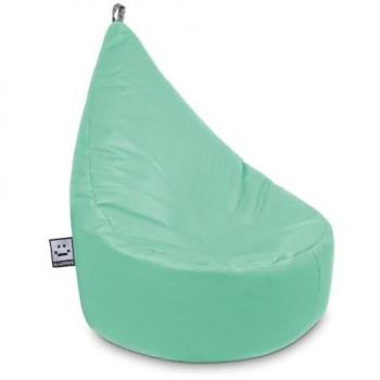 Puff Butaca Infantil de Polipiel Menta HAPPERS - Cómoda, Ligera y Resistente