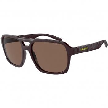 Arnette AN4339 Keia 294173 Anteojos de Sol para Hombre Rojas, 57 Lentes de Sol Para Hombre Rojos, Gafas de Sol para Hombre Rojas