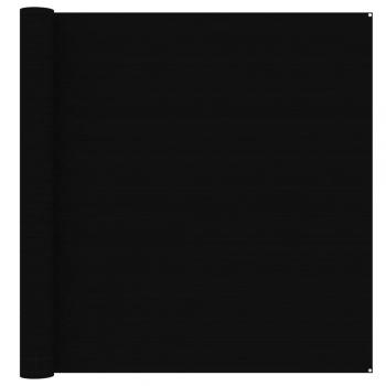 Alfombra para tienda de campaña vidaXL negra 300x500 cm