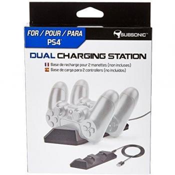 Subsonic - Estación De Carga Para 2 Mandos Dualshock 4 - Dual Charging Station para mando Playstation 4 / PS4 Slim / PS4 Pro
