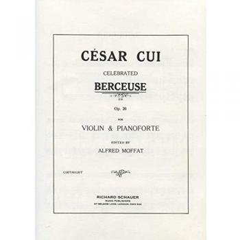 Berceuse op. 20 violon
