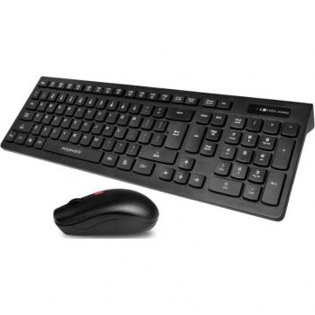 Promate ProCombo-12 Pack Teclado y Ratón Inalámbricos 2.4GHz Negro