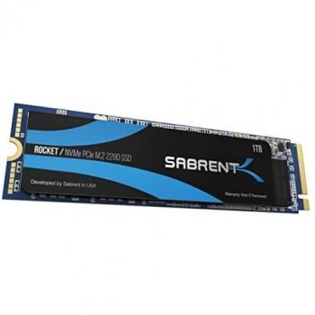 Sabrent 1TB Rocket NVMe PCIe M.2 2280 SSD Interno Unidad de Estado sólido de Alto Rendimiento