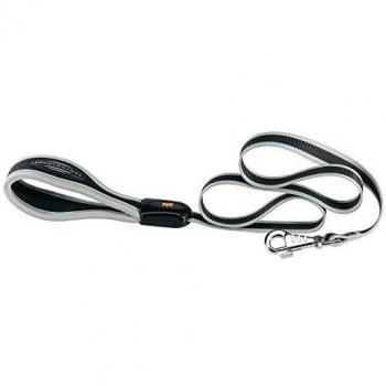 Correa Ergocomfort de Nylon Gris para Perros - 120cm x 25mm