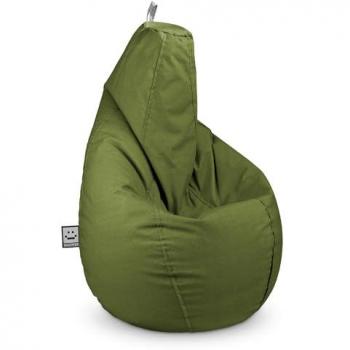 Puff Pera Naylim Mate Verde XXL Happers - Cómodo, Ligero y Resistente para Interior y Exterior