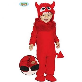 Disfraz de Diablo Rojo para Bebé de 6 a 12 Meses, Talla 82 - 83 cm