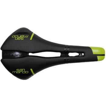 Selle San Marco Mantra Racing – Sillín color Edition 2017, Black/Cannondale Green