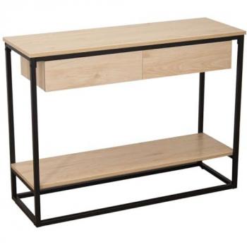 Consola Alexandra House Living Marrón Metal 100 x 75 x 35 cm