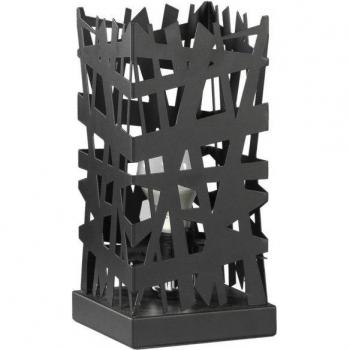 Lámpara de mesa FORESTA Metal Negro - Lámpara de mesa moderna, diseño elegante, acabado en metal negro, ideal para decoración interior, proporciona iluminación ambiental suave