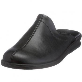 Romika 79050 49 100 - Zapatillas de casa de cuero para hombre, Negro, 42
