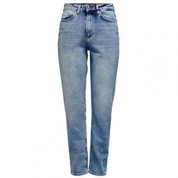 Only Veneda Life Mom Light Blue Denim Jeans for Women